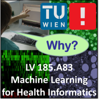 185.A83 Machine Learning for Health Informatics (3 ECTS, 2h, G, Class of 2021) 